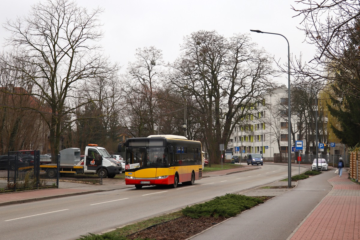 24017 [ex. 9239]
Solaris jedzie jako kurs linii numer 20: Kaski Dwór (13:01)-Grodzisk Maz. Szpital (13:50). Pozdrowienia dla Kierowcy! 
