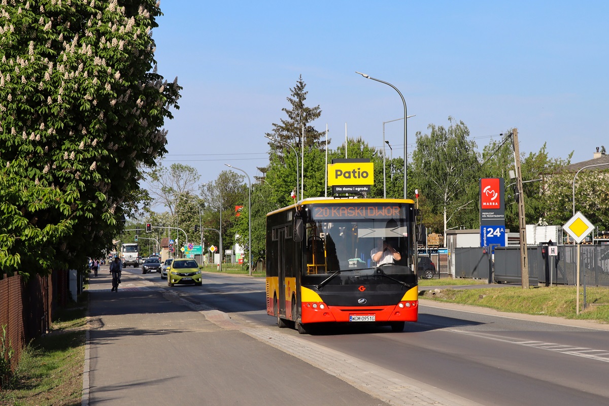 126 (80424)
ZAZ jedzie jako kurs linii numer 20: Grodzisk Maz. Szpital (17:05)-Kaski Dwór (18:04). Pozdrowienia dla Kierowcy!
