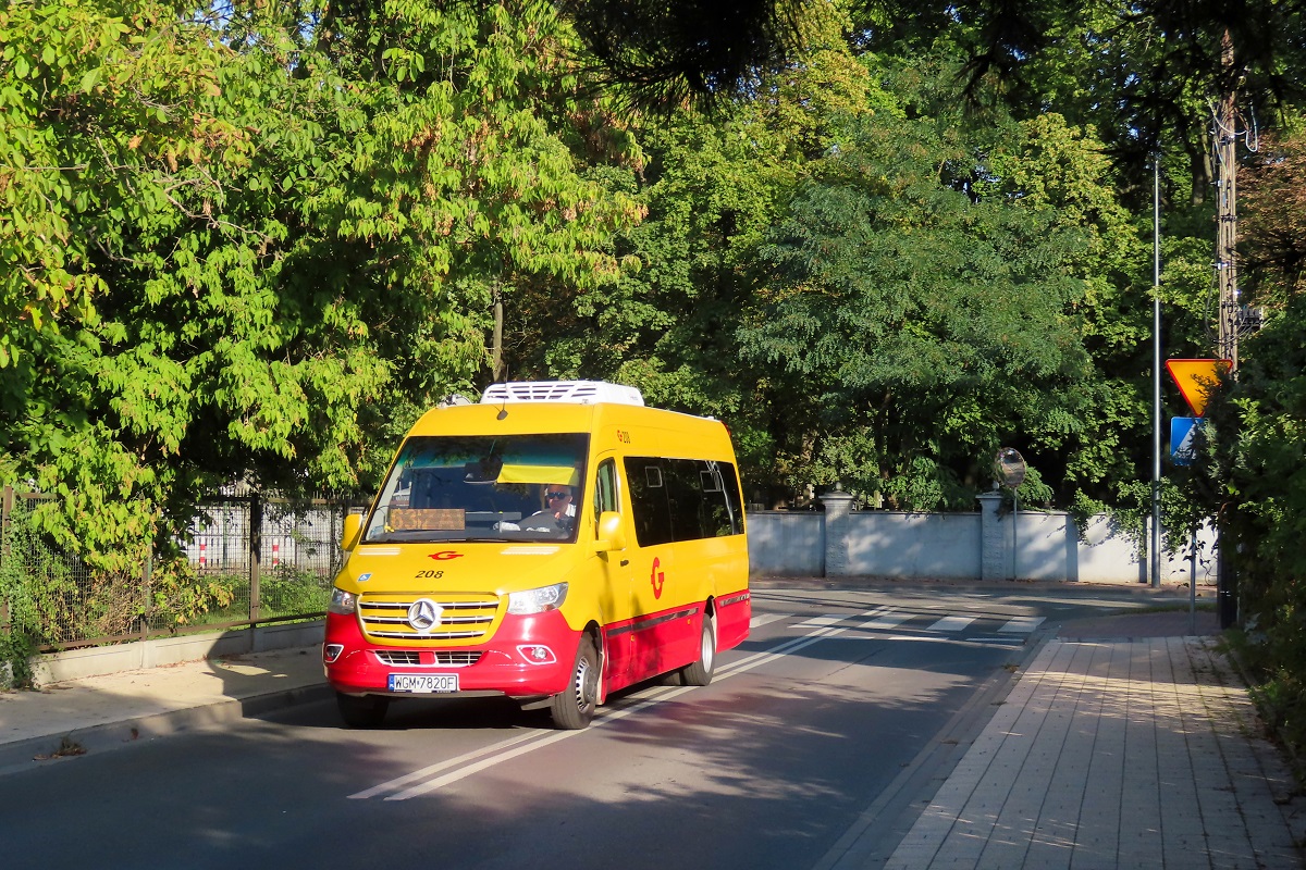 208
Sprinter jedzie jako kurs 314 linii numer 63: Grodzisk Maz. Dw. PKP (16:35)-Warszawa P+R Al. Krakowska (17:44). 
