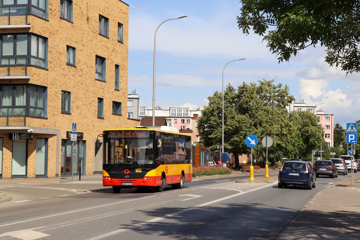 134 (90226)
ZAZ jedzie jako kurs linii numer 21: Grodzisk Maz. Dw. PKP (15:10)-WĹadkĂłw PÄtla (15:38). Pozdrowienia dla Kierowcy! 
