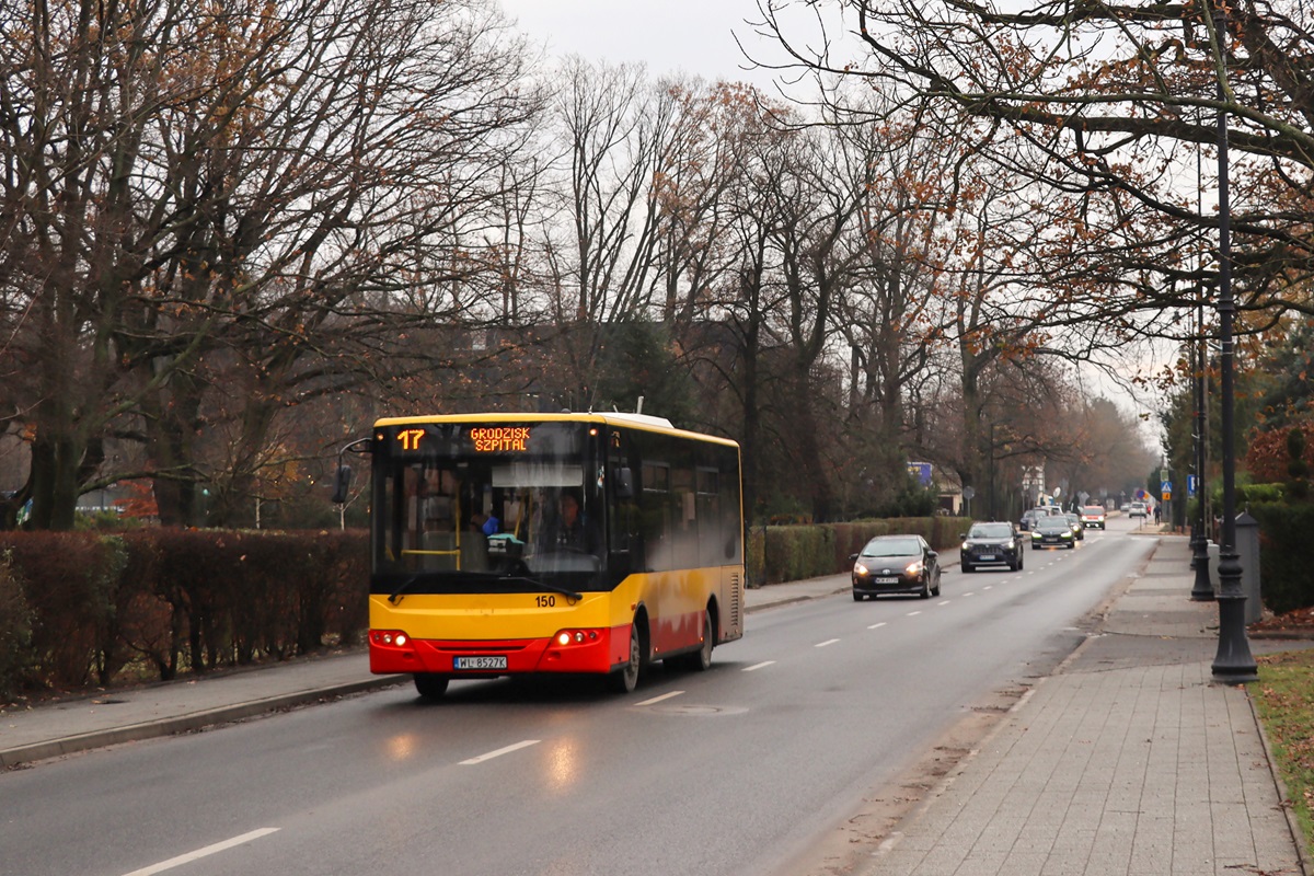 150 (22033)
ZAZ jedzie jako kurs 216 linii numer 17: BrwinĂłw Rynek (12:00)-Grodzisk Maz. Szpital (12:48). Pozdrowienia dla Kierowcy!
