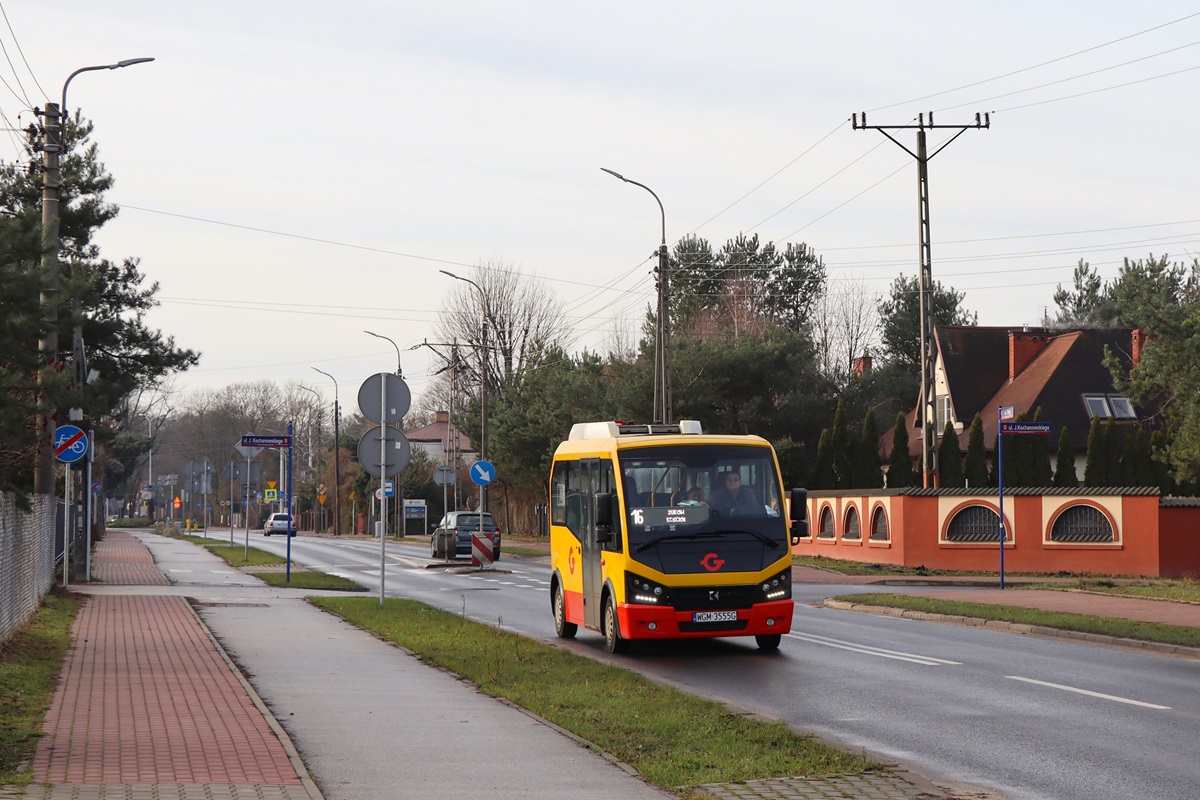 23051
Karsan jedzie jako kurs 403 linii numer 16: Grodzisk Maz. Szpital (10:40)-ĹťukĂłw KoĹciĂłĹ (11:45). Pozdrowienia dla Kierowcy! 
