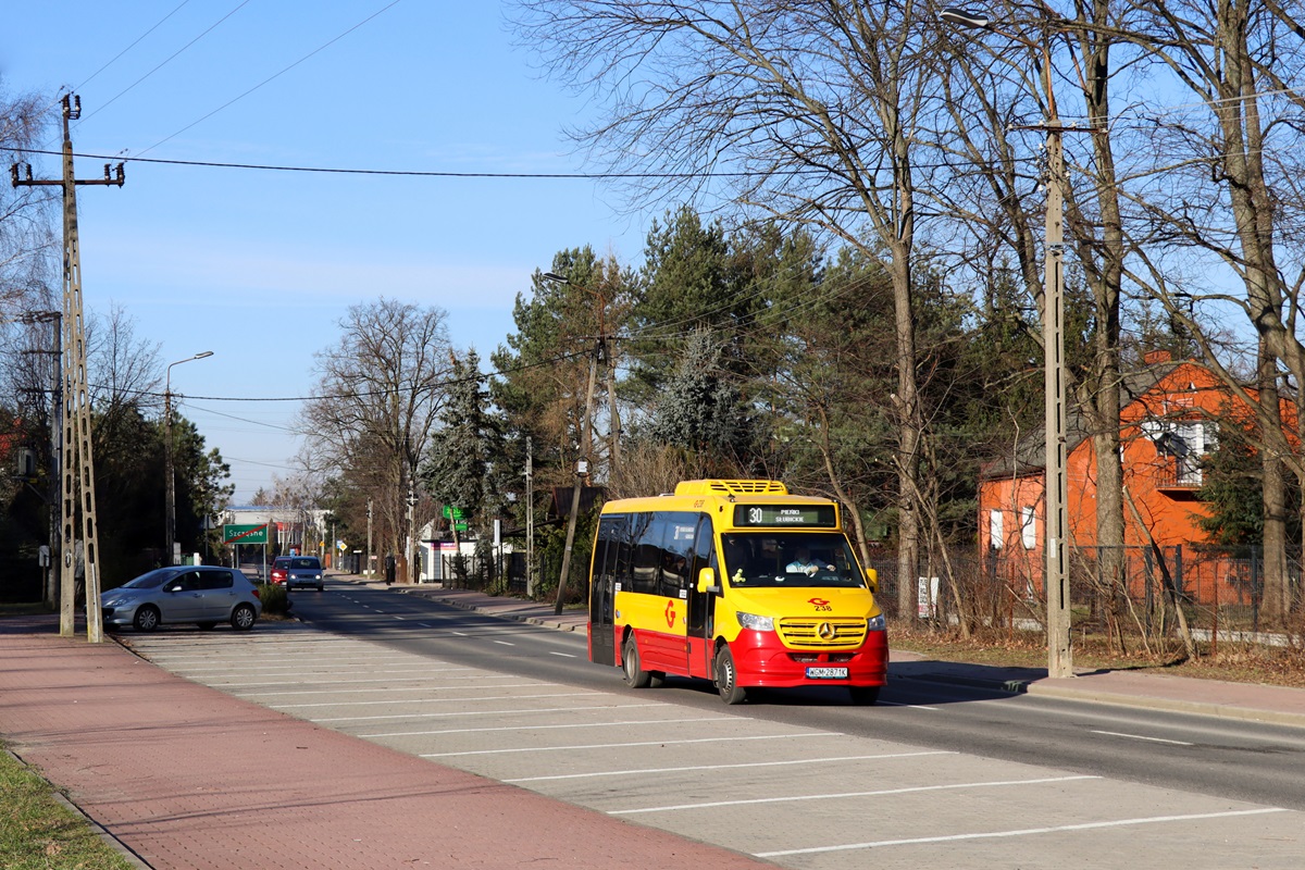 238
Sprinter jedzie jako kurs linii numer 30: Grodzisk Maz. Dw. PKP (12:20)-PieĹki SĹubickie (13:10). 
