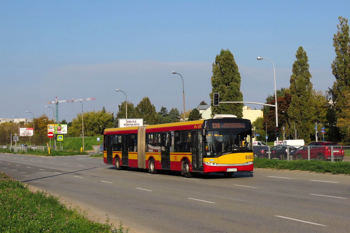 8182
Solaris jedzie jako kurs linii numer 136 â MĹynĂłw (8:33)-Natolin PĂłĹnocny (9:37). 
