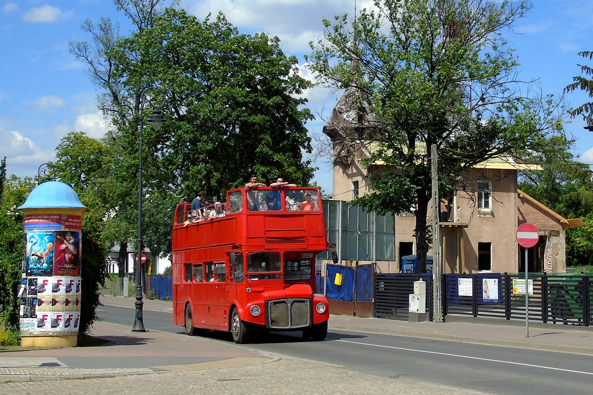 WPR 3A
Routemaster naleĹźÄcy do Muzeum Motoryzacji i Techniki z OtrÄbus, jedzie podczas obsĹugi jednego z kursĂłw linii specjalnej po Grodzisku uruchomionej z okazji MiÄdzynarodowego Jarmarku ProduktĂłw Regionalnych. 
