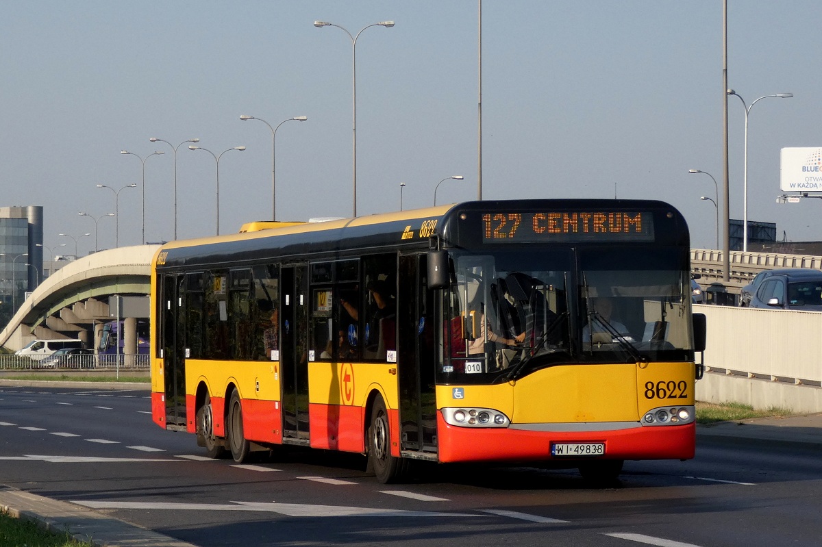 8622
Solaris jedzie w obsĹudze kursu linii numer 127 w relacji Nowe WĹochy (8:15)-Centrum (8:51). 
Słowa kluczowe: SU15