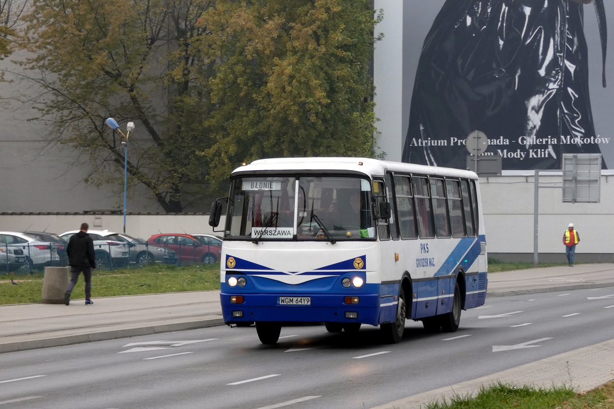 70524
HadziewiÄtka jedzie w obsĹudze kursu linii podmiejskiej w relacji BĹonie PKP (13:00)-Warszawa Dw. Centralny (14:02). 
Słowa kluczowe: H9-21