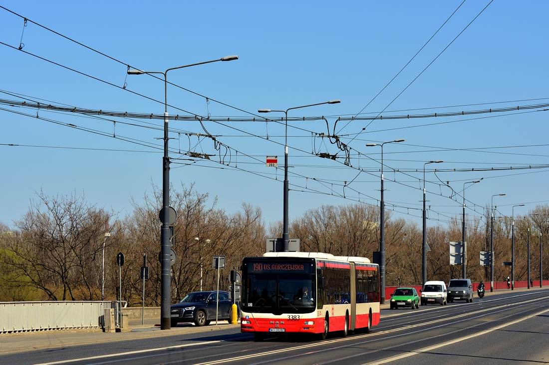 3383
Podobnie jak wczoraj 3383 na całodniowej brygadzie linii 190.
