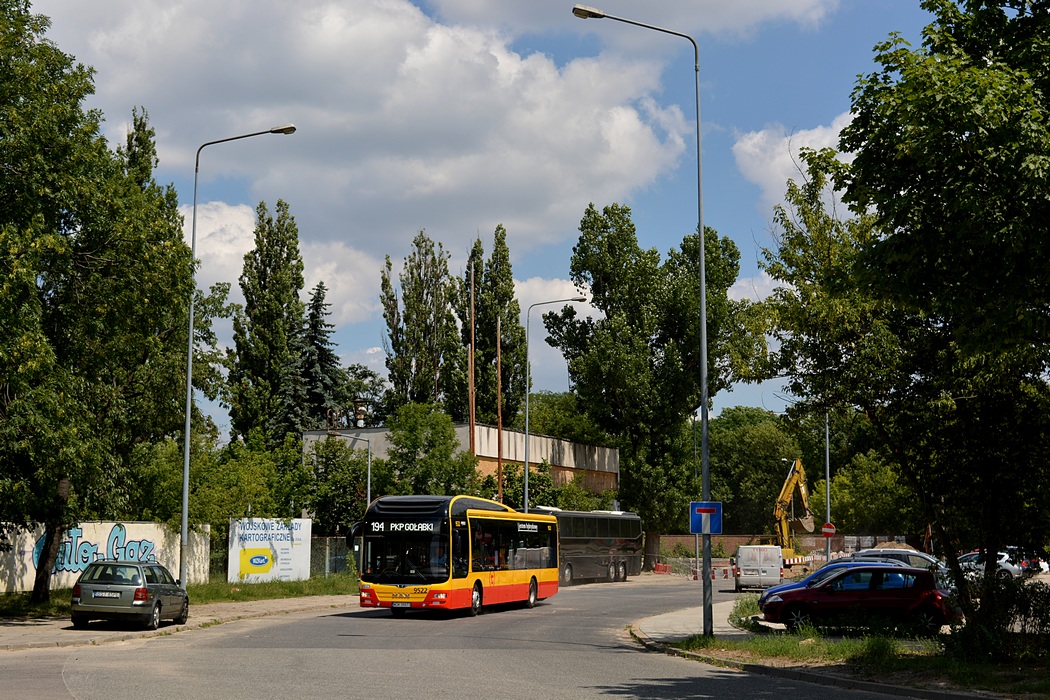 9522
Hybryda wyrusza w kolejny kurs na pÄtlÄ PKP GoĹÄbki.
