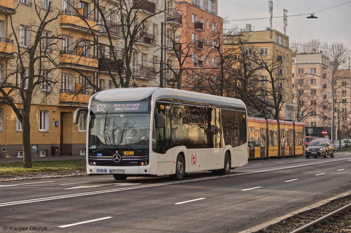 9599
Elektryczny Mercedes Citaro testowany w drugiej poĹowie stycznia 2020 przez Mobilis.
