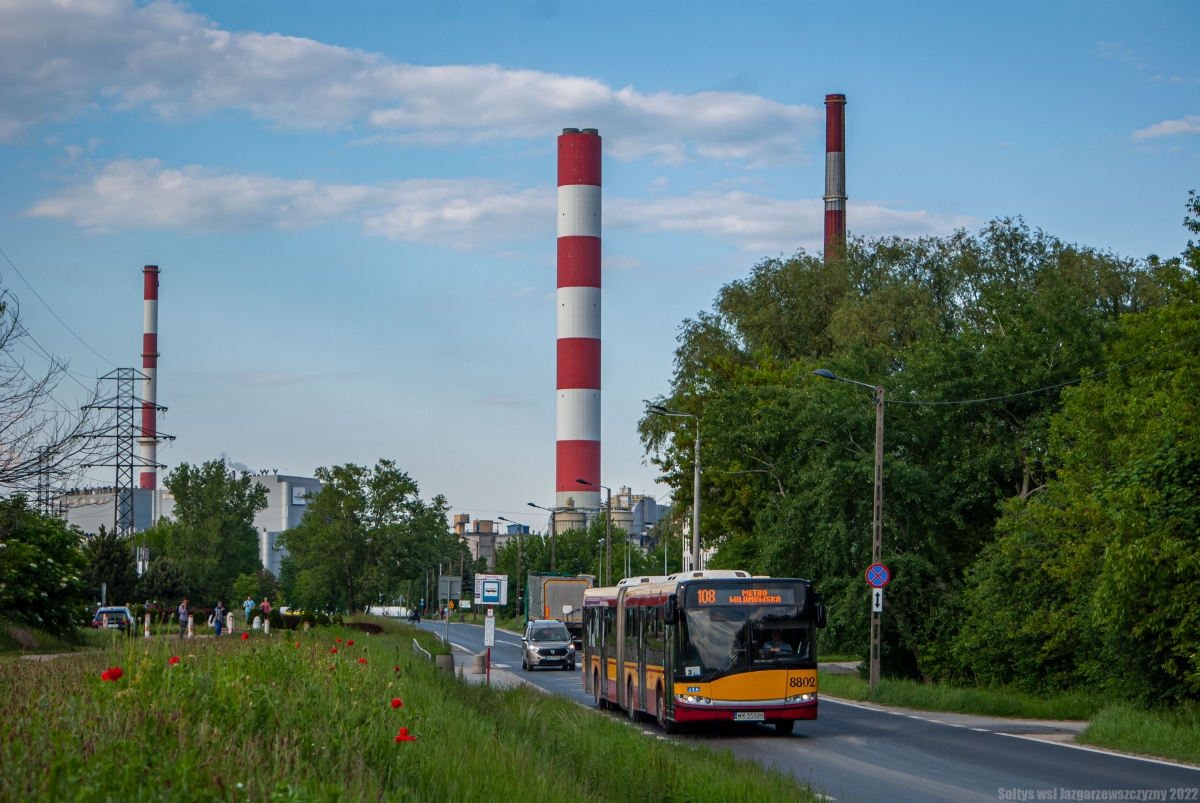 8802
Solaris Urbino 18 III o numerze taborowym #8802 na innej niĹź zwykle linii 108, po ktĂłrej takie wynalazki nie jeĹźdĹźÄ.
Słowa kluczowe: DziwadĹo Industrial